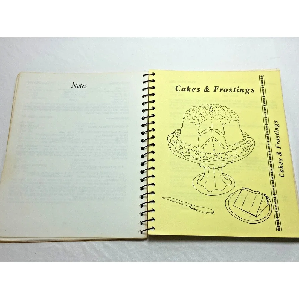 1980s St. Luke's United Methodist‎ Church 1984 Spiral Cookbook KCMO Kansas City